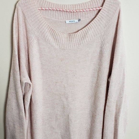 RICKI'S PINK WOMAN'S PULLOVER SWEATER SIZE XXL WINTER WARM FASHION WEAR - Picture 7 of 13